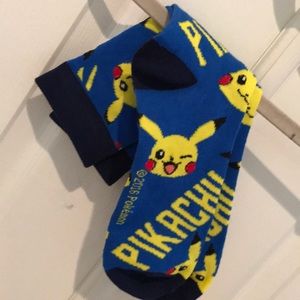 NWOT Pikachu socks.